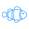 Clownfish outline