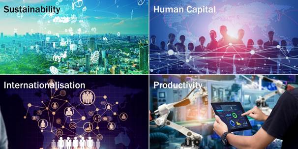 A collage of images of people working on a project

Description automatically generated