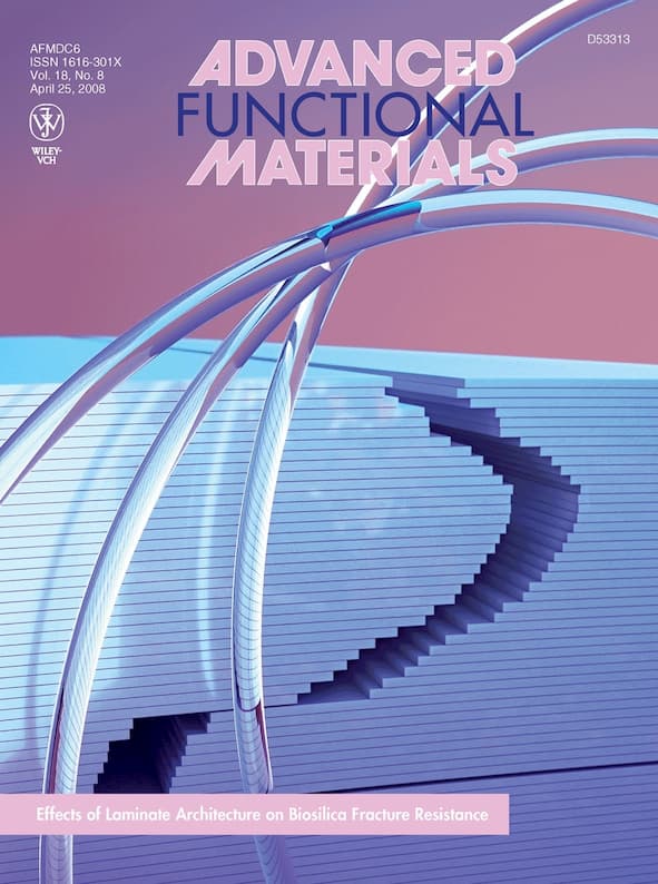 Cover of Advanced Functional Materials Sponge