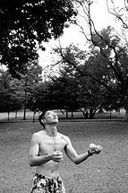 Chi Minh with his 3-in-1-hand?