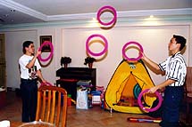 Oh-no, jugglers in my house