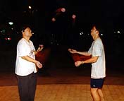 Chi Minh and I on a 7-ball pass