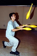 Chi Minh with his 'Mills on Wheels'