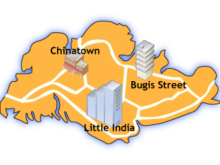 Map of Singapore